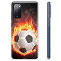 Pouzdro TPU Samsung Galaxie S20 FE - Fotbalový plamen