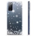 Pouzdro TPU Samsung Galaxie S20 FE - Sněhové vločky