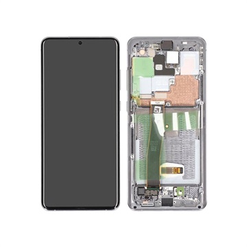 Samsung Galaxy S20 Ultra 5G Front Cover & LCD displej GH82-22271b - šedá