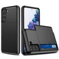 Samsung Galaxy S21 FE 5G Hybrid Case with Sliding Card Slot
