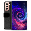 Prémiové peněženkové pouzdro Samsung Galaxie S21 5G - Galaxie