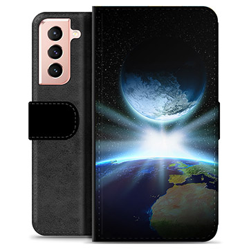 Prémiové peněženkové pouzdro Samsung Galaxie S21 5G - Vesmír