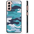 Ochranný kryt Samsung Galaxie S21 5G - Blue Camouflage