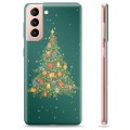 Pouzdro TPU Samsung Galaxie S21 5G - Vánoční strom