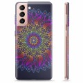 Pouzdro TPU Samsung Galaxie S21 5G - Barevná mandala