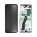 Samsung Galaxy S21 Ultra 5G Front Cover & LCD Display GH82-26035B - Stříbrný