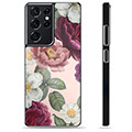 Ochranný kryt Samsung Galaxie S21 Ultra 5G - Romantické květiny