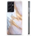 Pouzdro TPU Samsung Galaxie S21 Ultra 5G - Elegant Mramor