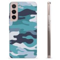 Pouzdro TPU Samsung Galaxie S22 5G - Blue Camouflage