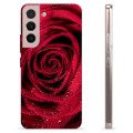 Pouzdro TPU Samsung Galaxie S22 5G - Růže