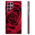 Pouzdro TPU Samsung Galaxie S22 Ultra 5G - Růže