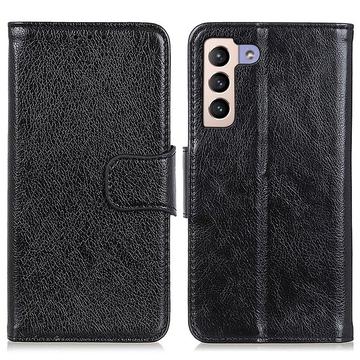 Samsung Galaxy S22+ 5G Elegantní série pouzdro na peněženku - černá