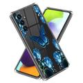 Samsung Galaxy S23 FE Stylové Pouzdro Ultra-Slim TPU - Motýl a Květiny