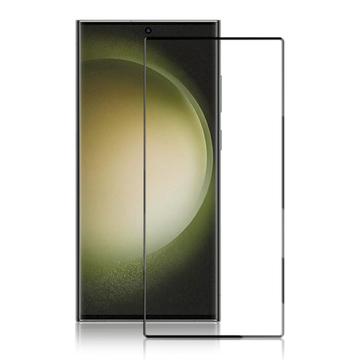 Samsung Galaxy S23 Ultra 5G Ochranná Fólie Mocolo Full Size - 9H - Černá Hrana