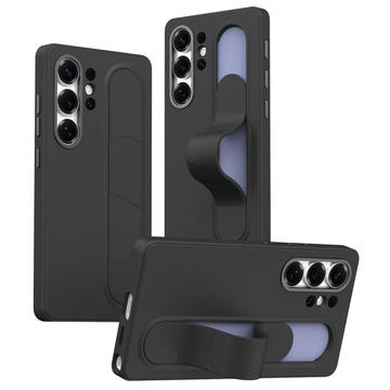Samsung Galaxy S23 Ultra Smart Hybrid Case with Standing Grip - Black