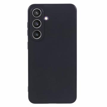 Samsung Galaxy S24 Matné Pouzdro TPU Proti Otiskům Prstů - Černé