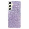 Samsung Galaxy S24 Glitter Flakes TPU Case - Purple