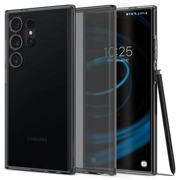Samsung Galaxy S24 Ultra Spigen Liquid Crystal TPU pouzdro - Průhledná Černá