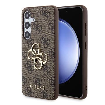 Samsung Galaxy S24+ Guess 4G Big Metal Logo Hybrid Case