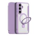 Samsung Galaxy S25 Dux Ducis Skin X Pro Magnetic Flip Case - Purple