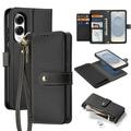 Samsung Galaxy S25 Edge Dux Ducis Lawa Wallet Leather Case w. Magnetic Cover - Black