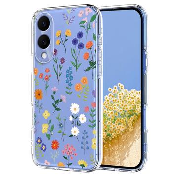Samsung Galaxy S25 Edge Floral Pattern TPU Case - Daisies