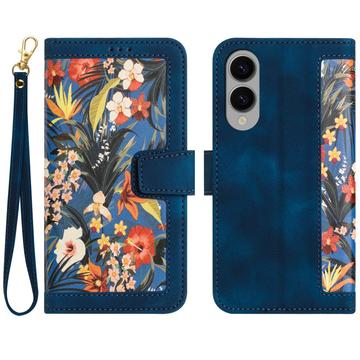 Samsung Galaxy S25 Edge Floral Wallet Case with Card Slots