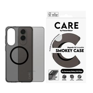 Samsung Galaxy S25 Edge PanzerGlass Care Smokey Urban Combat Case - MagSafe Compatible - Transparent black