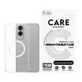 Samsung Galaxy S25 Edge PanzerGlass Care Urban Combat Case - MagSafe Compatible - White / Transparent