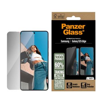 Samsung Galaxy S25 Edge PanzerGlass Ultra-Wide Fit Privacy Ochranné tvrzené sklo EasyAligner