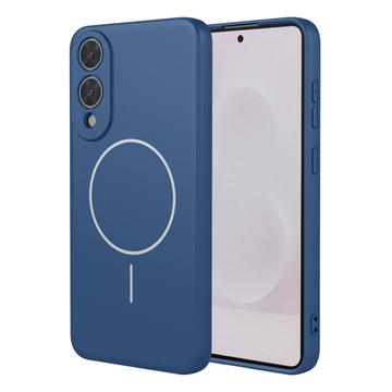 Samsung Galaxy S25 Edge Silicone Case - MagSafe Compatible - Blue