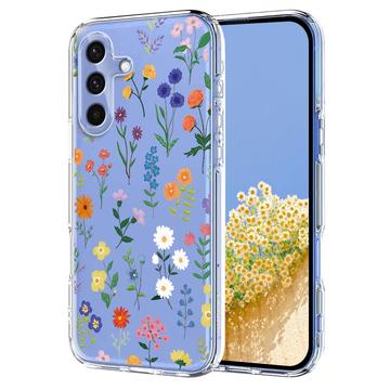Samsung Galaxy S25 FE Floral Pattern TPU Case - Daisies