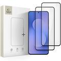 Samsung Galaxy S25 FE Tech-Protect Glass Fit+ Tempered Glass Screen Protector - 2 Pcs. - Black