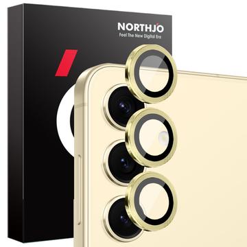 Samsung Galaxy S25 Northjo Camera Lens Protector Set - Gold