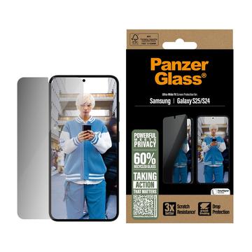 Samsung Galaxy S25 PanzerGlass Ultra-Wide Fit Privacy Ochranné tvrzené sklo EasyAligner