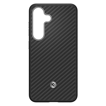 Samsung Galaxy S25 Spigen Enzo Aramid Case GP-FPS931PGABW - Black / Silver