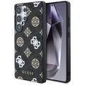 Samsung Galaxy S25 Ultra Guess 4G Printed Colored Peony Pattern MagSafe Case - Black