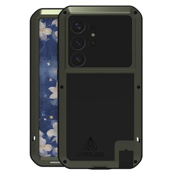 Samsung Galaxy S25 Ultra Love Mei Powerful Hybridní Pouzdro - Zelená