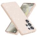 Stylové hybridní pouzdro řady Glitter pro Samsung Galaxy S25 Ultra - Zlato