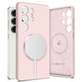 Samsung Galaxy S25 Ultra Tech-Protect Liquid Silicone Case - MagSafe Compatible - Pink Pearl