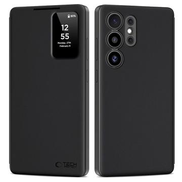 Samsung Galaxy S25 Ultra Tech-Protect Smart Flip Case - Black