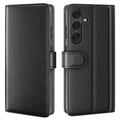 Samsung Galaxy S25 Wallet Leather Case with Kickstand - Black
