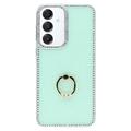 Samsung Galaxy S25+/S24+ CrystalGlow Hybrid Case with Ring Holder