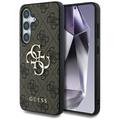 Samsung Galaxy S25+ Guess 4G Big Metal Logo Hybrid Case - Brown