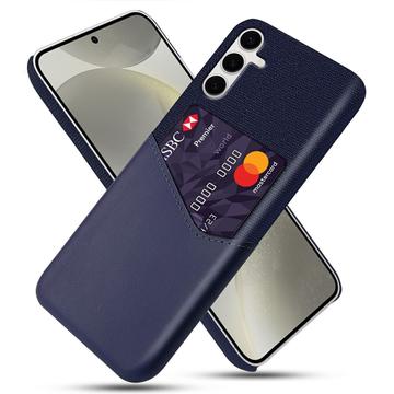 Samsung Galaxy S25+ KSQ Pouzdro s Kapsou Karty - Modrý