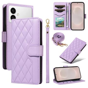 Samsung Galaxy S26 Edge Luxury Quilted Wallet Case