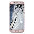Samsung Galaxy S7 Edge LCD a oprava dotykové obrazovky (GH97-18533E) - Pink