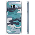 Hybridní pouzdro Samsung Galaxie S8 - Blue Camouflage