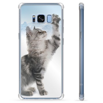 Hybridní pouzdro Samsung Galaxie S8 - Kočka