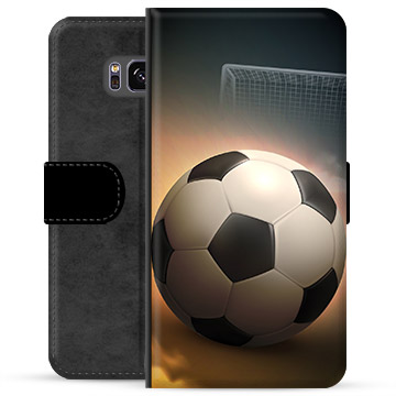 Prémiové peněženkové pouzdro Samsung Galaxie S8 - Fotbal